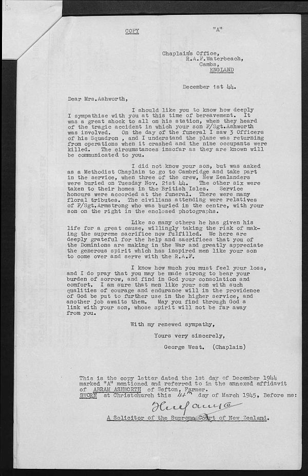 Ashworth_James_Colin_letter_to_Mrs_Ashworth_from_Supreme_court