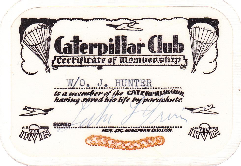 Hunter_John_caterpillar_club_certificate